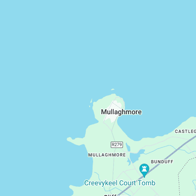 Mullaghmore surf map