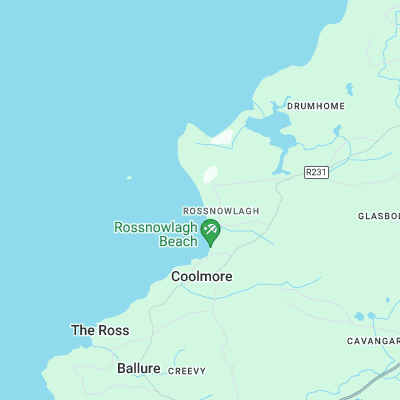 Rossnowlagh surf map
