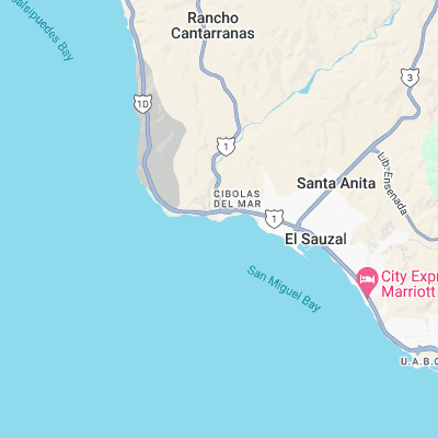 San Miguel surf map