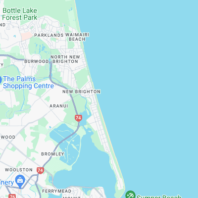 Lone Pine - Brighton surf map