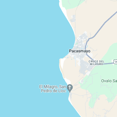 El Faro - Pacasmayo surf map