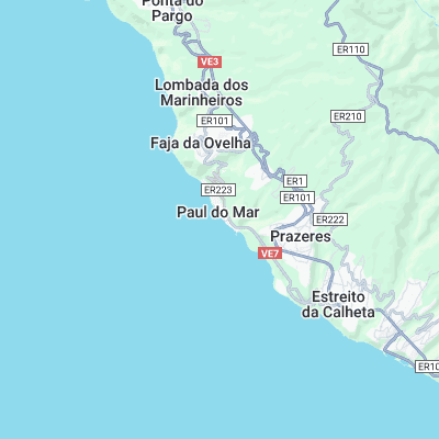 Paul do Mar surf map