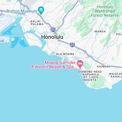 Bomboras surf map