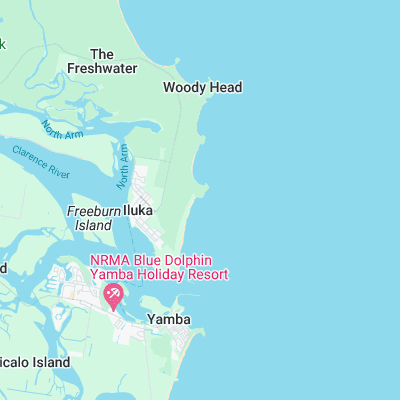Iluka Bluff surf map
