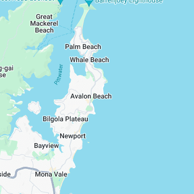 North Avalon surf map