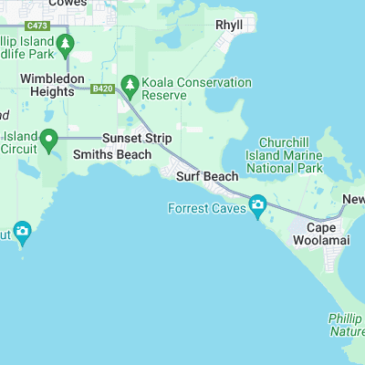 Surfies Point surf map