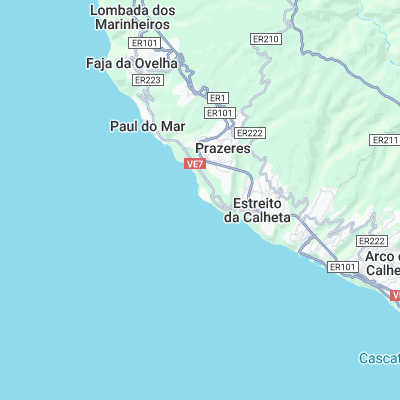 Ponta Pequena surf map