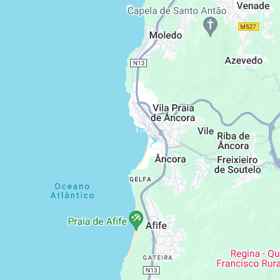 Vila Praia de Ancora surf map