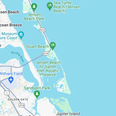 Fletcher Beach surf map