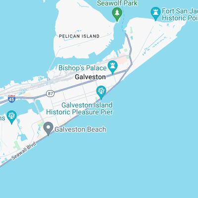 Galveston - Flagship surf map