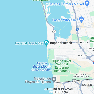 Imperial Beach surf map