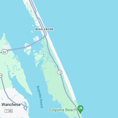Outer Banks Pier surf map
